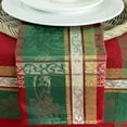 thumbnail image 4 of Holiday Legacy Yarn Dyed Jacquard Fabric Tablecloth for Christmas, Winter, and Holiday (Multi, 18" X 18" Napkins Set of 4), 4 of 5