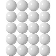 White Hungry Hungry Hippos Game - 20 Replacement Glass Marbles Toy Balls