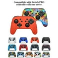 thumbnail image 2 of Silicone Protective Case with Joystick Cap for Switch PRO Controller, 2 of 8