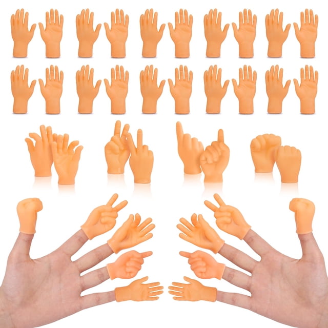 Finger Puppets Estardaa Tiny Hands 30 unidades para niños (7 estilos)