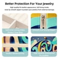 thumbnail image 3 of Christmas Travel Portable Square Jewelry Organizer with Storage Box | Jewelry Display and Box for Rings, Earrings, Necklaces, Bracelets - Suitable for Girls and Women, 3 of 6