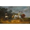 thumbnail image 2 of Gottlob Alexander Sauerweid 24x16 Black Ornate Framed Double Matted Museum Art Print Titled: Alexander I and His Coachman Ilya Baikov, 2 of 5