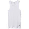thumbnail image 1 of Pack de 4 camisas sin mangas de algodón acanalado de Shirt Nautica, color blanco, 1 of 4