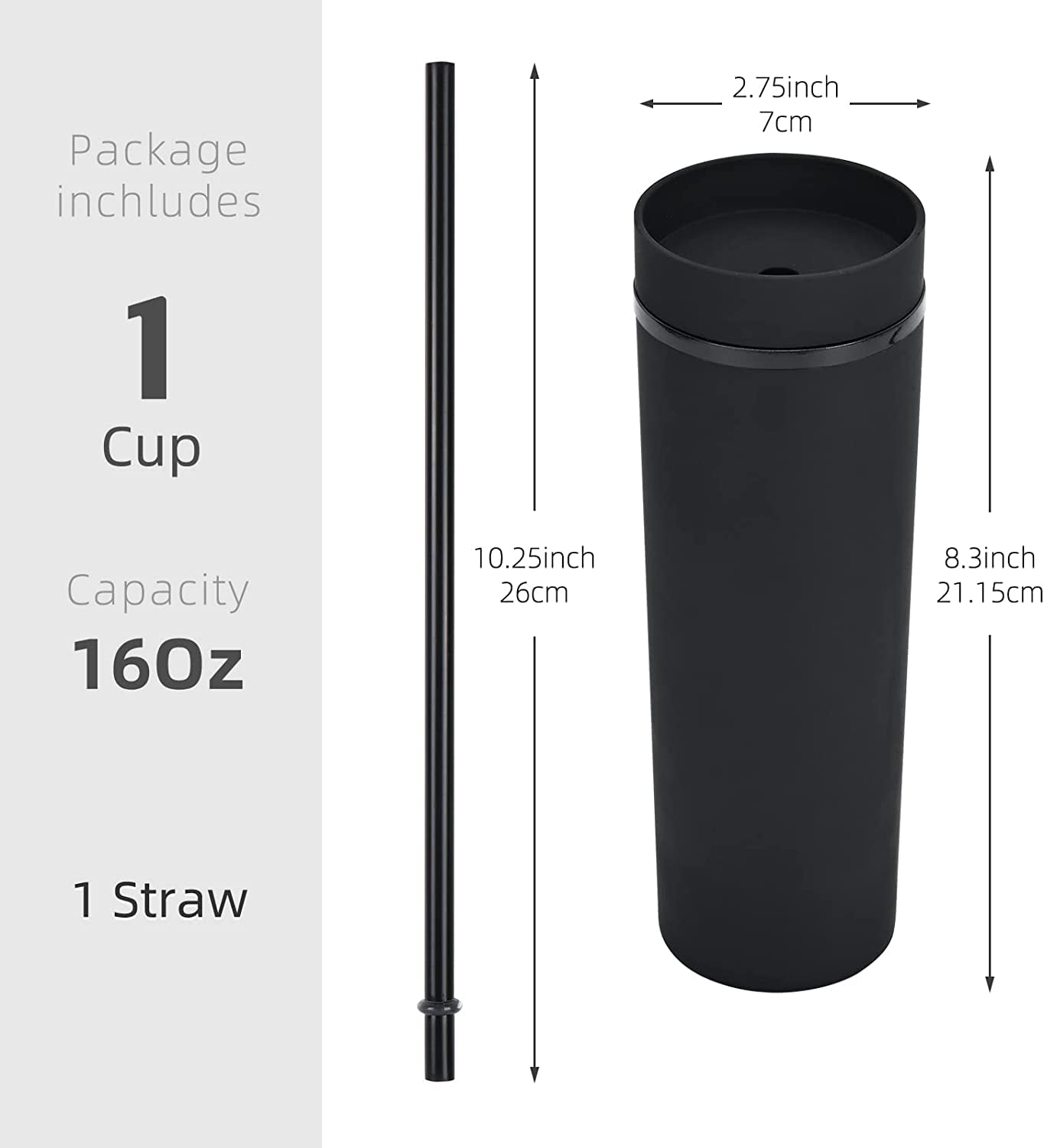 MEWAY 20oz Plastic Skinny Tumblers Bulk 24 Pack，Double Wall Acrylic Tumbler  with Lid and Straw，Matte…See more MEWAY 20oz Plastic Skinny Tumblers Bulk