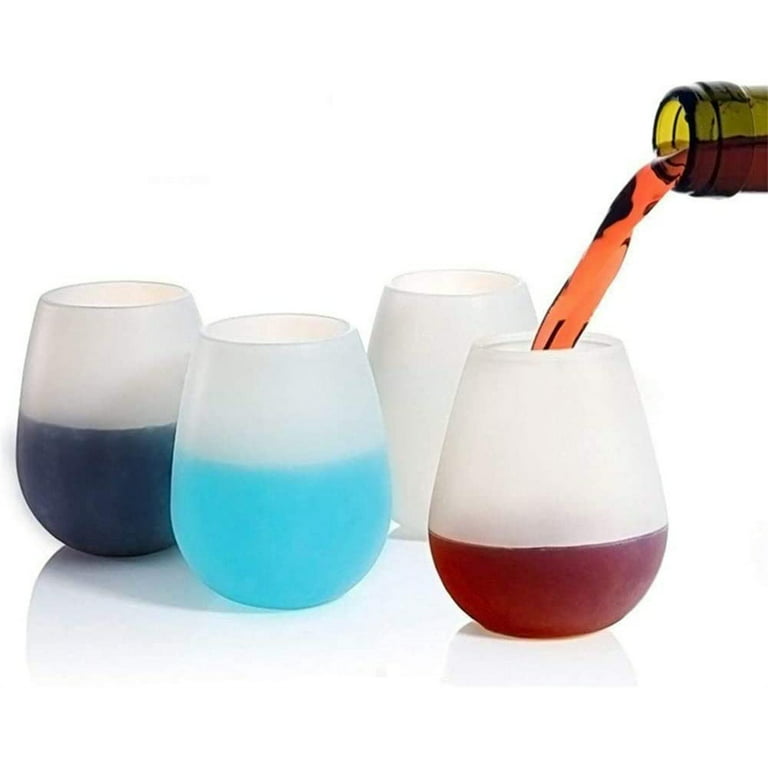 Unbreakable Portable Silicone Travel Wine Glasses + Bag – Pure Gorge