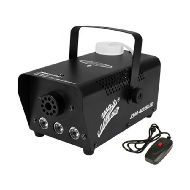 Zebra Sound ZSM-403SLED 400 Watt Fog Machine with RBG LED Light Effects