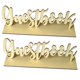 thumbnail image 1 of Decoraciones de la boda Accesorios de madera rústicos Durables únicos Letra de madera Letreros de visitas para decorar la ceremonia de matrimonio 2 sets Inevent HA028269-00, 1 of 6