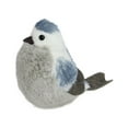 thumbnail image 2 of 6.25" Gray and Blue Sitting Bird Christmas Tabletop Decor, 2 of 2