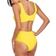 thumbnail image 2 of Bikini de mujer estilo étnico colorido 2 piezas traje de baño dividido traje de baño para actividades acuáticas P4 XL, 2 of 5