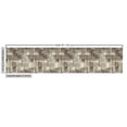 thumbnail image 3 of Ambesonne Geometric Fabric by the Yard Upholstery, Floral Pattern Shapes Art, 2 Yards, Cocoa Dark Cocoa Beige, 3 of 5