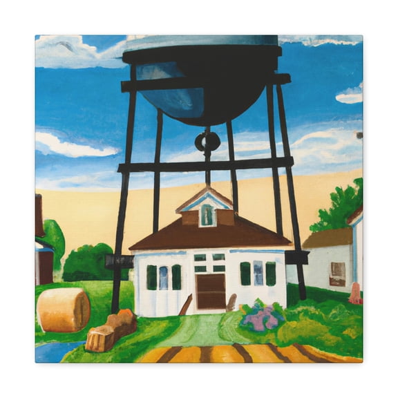 Tower Over the Town - Canvas