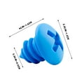 thumbnail image 2 of Wovilon Wine Stoppers For Wine Bottles Silicone Vacuum Wine Bottle Stopper Stop Sealer Beer Drinks Wine Corks Plug Kitchen Gadgets, 2 of 5