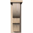 thumbnail image 2 of 5 1/2"W x 12"D x 16"H Ridgewood Smooth Corbel w/Backplate, Douglas Fir, 2 of 9