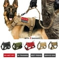 thumbnail image 2 of WAAYEE Dog Harness with 4 Badges - Durable Nylon Training Vest Suitable for Medium to Large Dogs, Perfect for Outdoor Activities and Training, 2 of 7