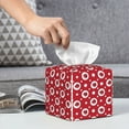 thumbnail image 6 of Yiaed Ladybugs And White Dots Print Tissue Box Cover, PU Leather Decorative Organizer for Tabletop, Bathroom, Car, Office Creative Decorative, 6 of 7