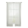 thumbnail image 5 of Curtainworks Soho Voile Indoor Curtain, Polyester Sheer Pinch Pleat Single Panel, White, 29" x 132", 5 of 5