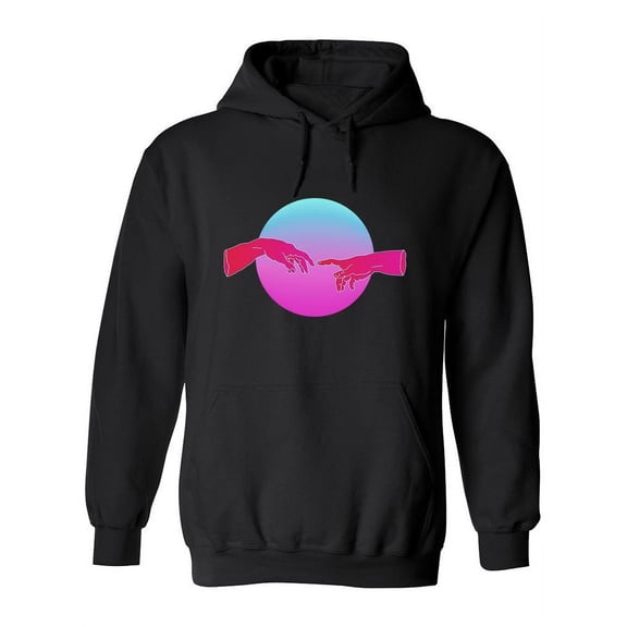 Two Reaching Hands Hoodie Women -Image by Shutterstock, Female 3X-Large