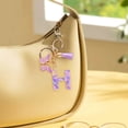 thumbnail image 4 of Iumwxz Fall Decor Initial Letter Keychains for Women Tassel Purple Cute Car Keychain for Wallet Backpack Bag home decor christmas clearance outdoors indoor, 4 of 4