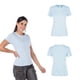 thumbnail image 2 of Playera Peso Completo para Dama, Color Azul Claro, 100% Algodón, 2 of 3