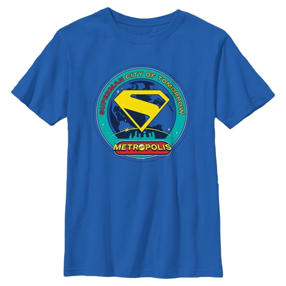 Boys Superman City of Tomorrow Emblem T Shirt
