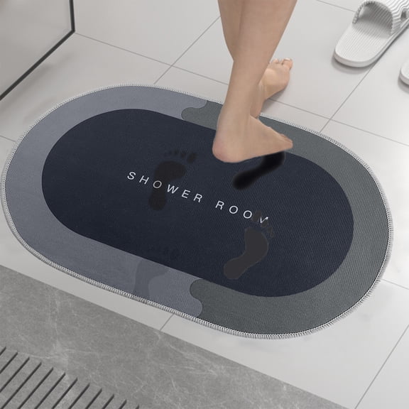 IMossad Rubber Bath mats,Quick-Drying Non-Slip Bathroom mat Super Absorbent Bath mat for Kitchen Sink, Shower Room, Bathtub