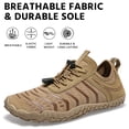 thumbnail image 5 of Hiking Barefoot Shoes,Wide-Toe Shoes Zero-drop Comfortable Slip-Resistant Barefoot Water Shoes, Women's Athletic Hiking Shoes(Khaki), 5 of 8