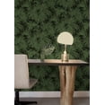 thumbnail image 3 of Egypt Sherrod Cassava Palm Black & Green Peel & Stick Wallpaper, 3 of 3
