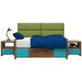 thumbnail image 2 of Jaxx Panelist Modern Padded Headboard - Set of 4 Fun Color Panels for Kids - Full/Queen, Matcha Green Soft Suede, 2 of 5