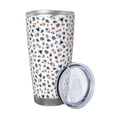 thumbnail image 2 of Balery natural insects Pattern 20oz Insulated Car Cup with Dual Drink Lids, Stainless Steel Travel Mug Eco-Friendly and Leak-Proof-Straw Three-piece Set, 2 of 8