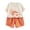 Z02-Orange, variant on Tween Boys' 2-Piece Soccer Graphic Outfit Set Summer Casual Crewneck T-Shirt & Shorts Sizes 2-8