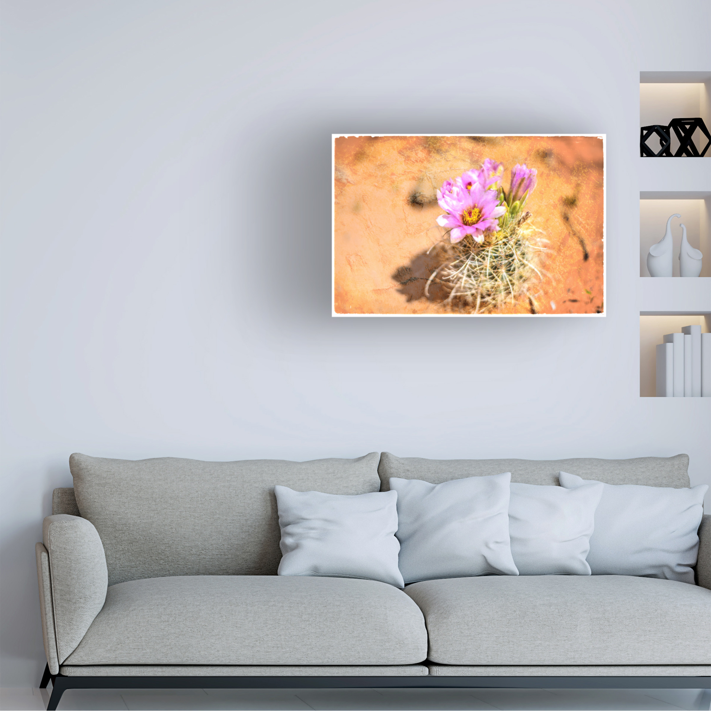 LightBoxJournal 'Desert Flower 4' Canvas Art