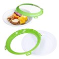 thumbnail image 1 of Foods Storage Container, Reusable Preservation Tray Easy Cleaning Stackable TPU Elastic Film  for Kitchen for Outdoor Camping Red,Green,Orange, 1 of 7