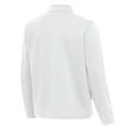 thumbnail image 3 of Men's Antigua White Washington Capitals Twist Quarter-Zip Pullover Jacket, 3 of 3