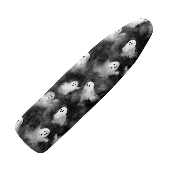 HELLHERO 15"x54" Iron Board Cover Breathable Ghost Pattern Design Polyester for Table Top