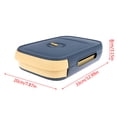 thumbnail image 3 of Cateissary Caja de almacenamiento de huevos Soporte para refrigerador Nevera de plástico Huevos Contenedor Organización Bola de hervida Mostrada Azul, 3 of 6