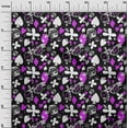 thumbnail image 3 of oneOone Rayon Fuschia Pink Fabric Poker Card Quilting Supplies Print Sewing Fabric By The Yard 56 Inch Wide, 3 of 4