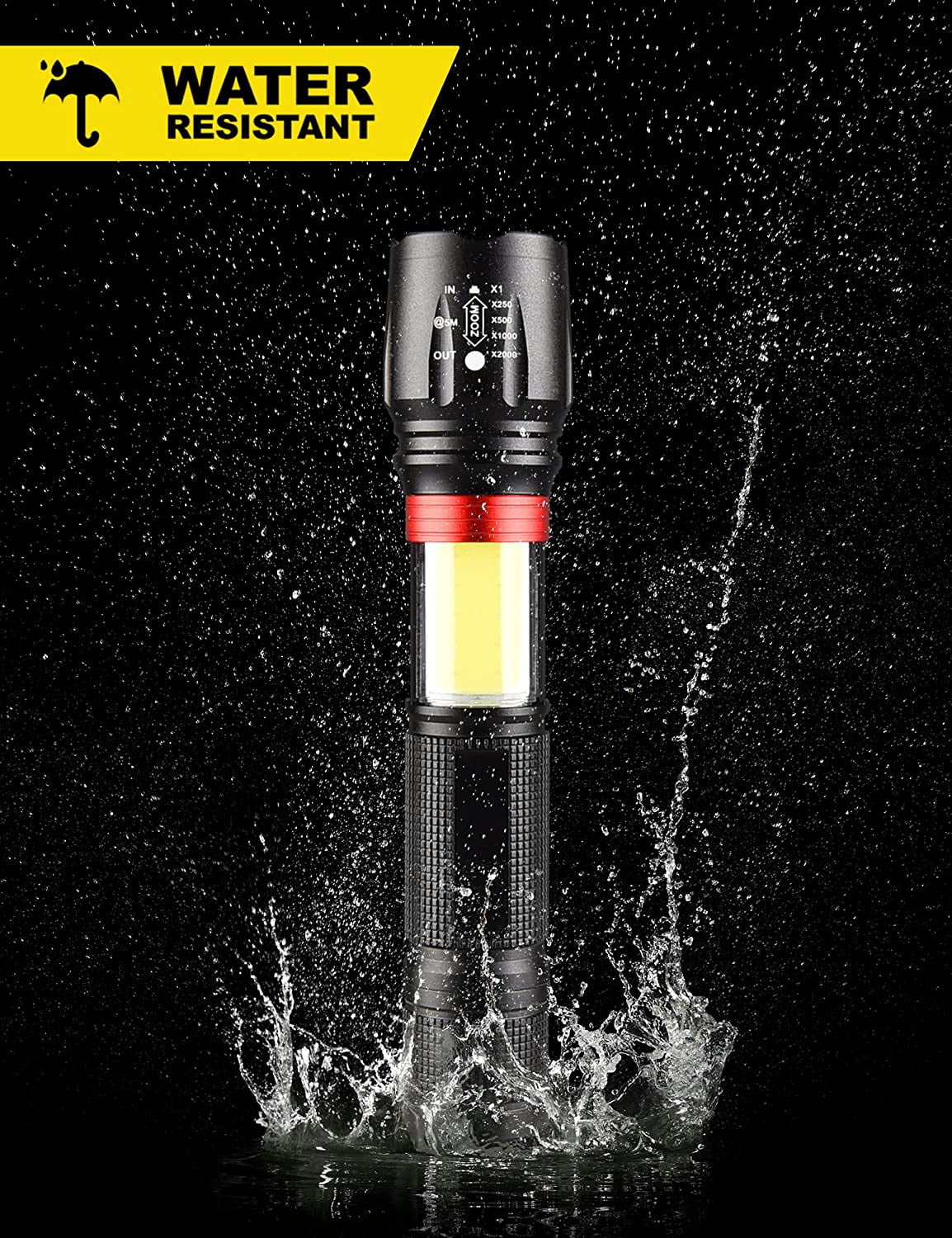 Zerodark 2-in-1 Tactical Flashlight & Lantern