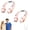 pink-2, variant on Neck Air Conditioner Fan, Rechargeable Portable Low Noise Neck Fan, 3 Speeds Wearable Hands‑free Cooling Fan for Outdoor Travel Sports Office, Rotatable Fan Head