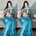 thumbnail image 2 of Disfraz de princesa árabe sexy para mujer, disfraz de danza india elegante, bordado de Bollywood, disfraz de jazmín, disfraz de reina egipcia para danza del vientre, 2 of 5