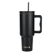 Cubitt Insulated Stainless Steel 40 oz Tumbler with Handle and Straw Lid, Cupholder Friendly