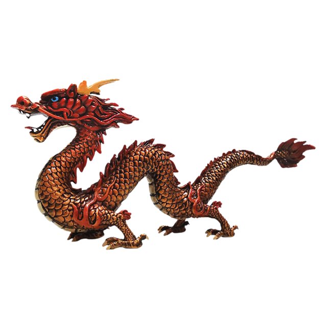 Trayknick Dragon Model Fine Workmanship Ornament Trendy Chinese Feng Shui Dragon Statue for Home Decor