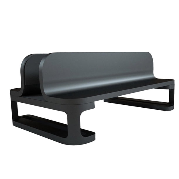 Soporte vertical para portátil, moderno y , soporte para libros, Negro SM SunniMix Soporte vertical para portátil