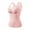 Pink, variant on Augper Shapewear Camisoles With Built in Bra Tummy Control Compression Tank Tops for Women Body Shaper Padded Tanks
