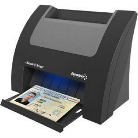 UPC: 0835345005409 | Ambir Technology DS690GT-A3P NSCAN 690GT DUPLEX ID CARD SCANNER with AMBIRSCAN FOR ATHENA: VERTICAL HIGH-SPEED