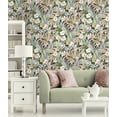 thumbnail image 2 of NextWall Forest & Petal Pink Blossoming Birds Peel and Stick Wallpaper, 2 of 9