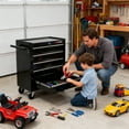 thumbnail image 4 of ARTMAN 5 Drawer Rolling Tool Chest, Tool Storage Cabinet with Wheels and Drawers for Garage Warehouse, 4 of 17
