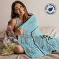 thumbnail image 5 of Throw Blanket for Couch Farm Animal Soft Fleece Flannel Blankets Cozy Lightweight Blanket for Home Sofa Living Room Barn Horse Pig Cow Teal Bed Throws 60" x 80", 5 of 9