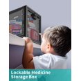thumbnail image 3 of Caja de seguridad grande biliitim para medicamentos con combinación, 3 of 8