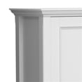 thumbnail image 2 of Pemberly Row 32"W Solid Wood Transitional Low Storage Cabinet in White, 2 of 9