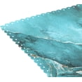 thumbnail image 5 of Ryvnso Placemats Set of 4 Turquoise Marble Dining Mats Heat-Resistant Non-Slip Washable Table Mat, 5 of 8